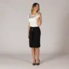 FALDA CRUZADA SIN BOLSILLOS TRIVIAL - Imagen 3