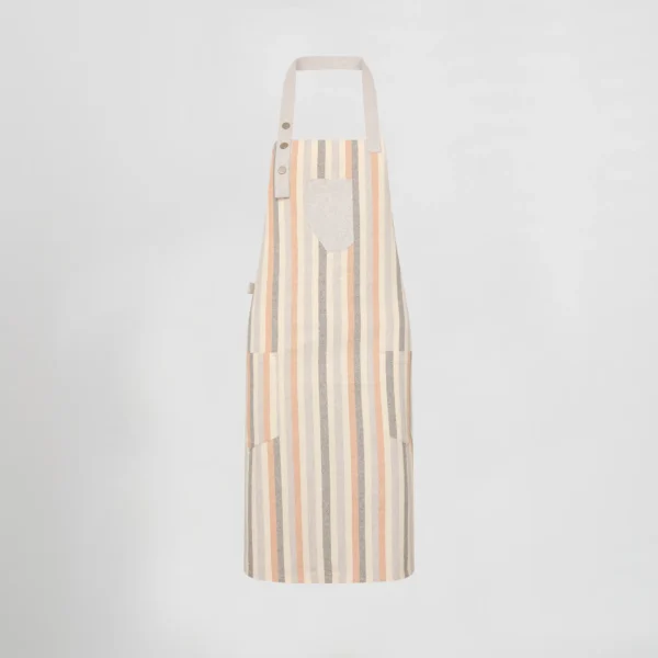 DELANTAL PETO RAYAS COMBINADO 88X74 CM - Imagen 2