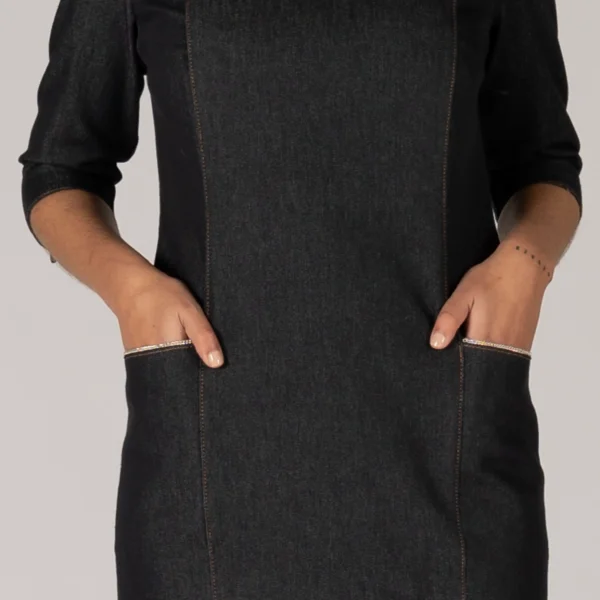 VESTIDO CREMALLERA METALICA TRENDER - Imagen 4