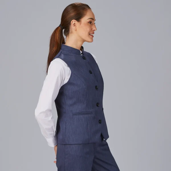 CHALECO MUJER CUELLO MAO LUJAN / CHALECO HOMBRE CUELLO MAO GIRON - Imagen 6