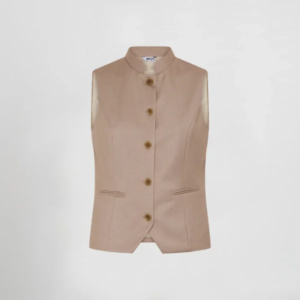CHALECO MUJER CUELLO MAO LUJAN / CHALECO HOMBRE CUELLO MAO GIRON - Imagen 8
