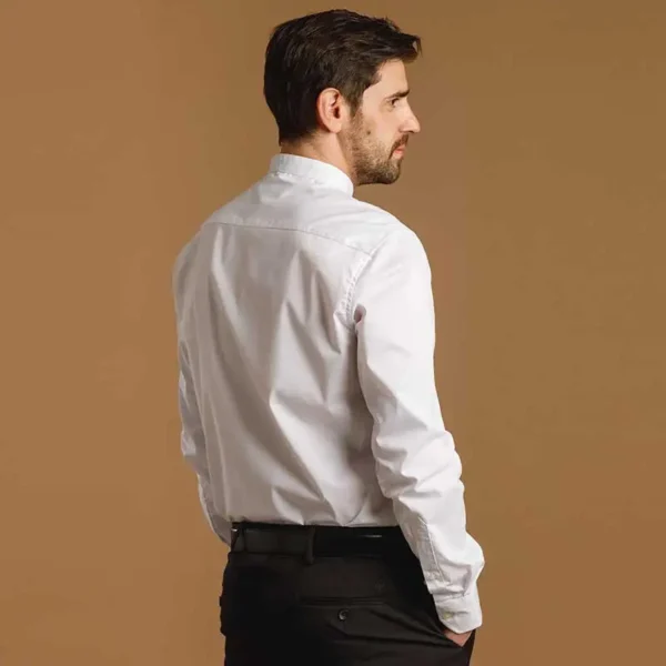 CAMISA HOMBRE CUELLO MAO - MO. TORINO MANGA LARGA - Imagen 3