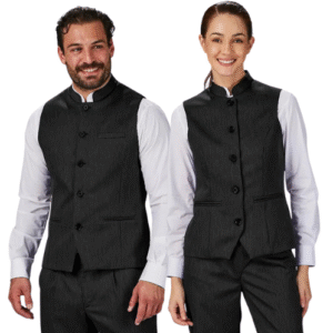 CHALECO MUJER CUELLO MAO CARRASCO / CHALECO HOMBRE CUELLO MAO LUCENA